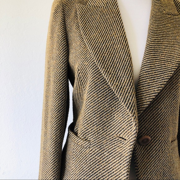 MAXMARA TWEED BLAZER WITH POCKETS MADE IN ITALY - Picture 4 of 7